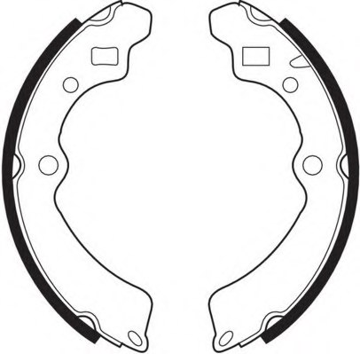 NECTO N1547 Brake Shoe Set